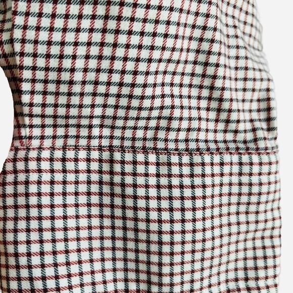Ralph Lauren WHITE cotton BLUE RED plaid button up 16 32/33 - Picture 5 of 7